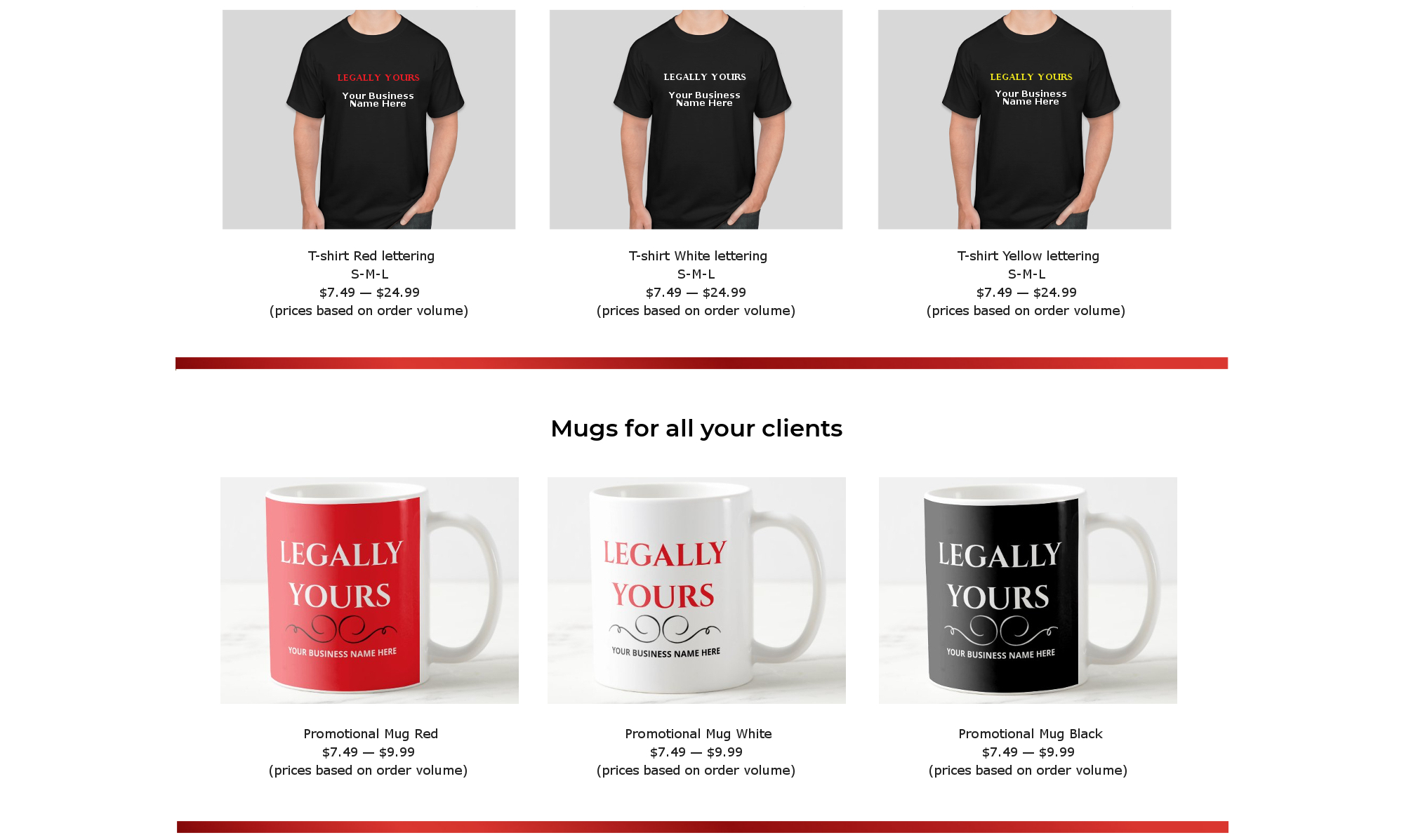 Legally Yours Products