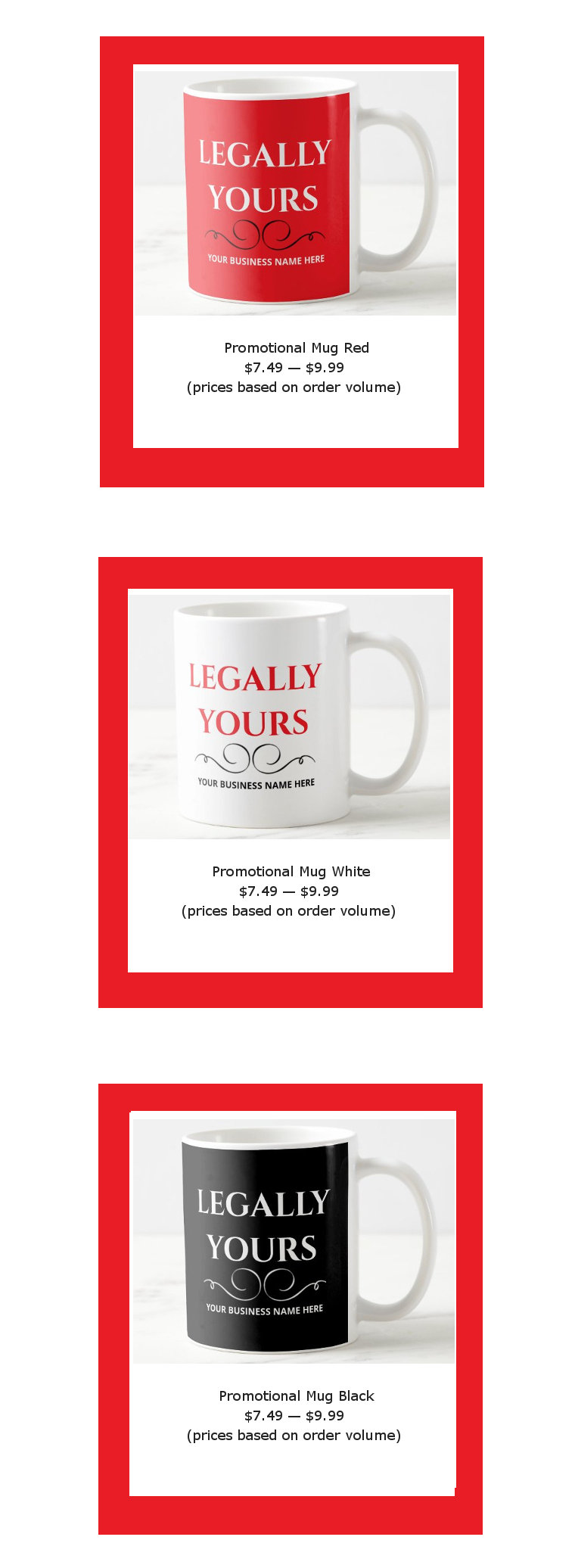 Legally Yours Products